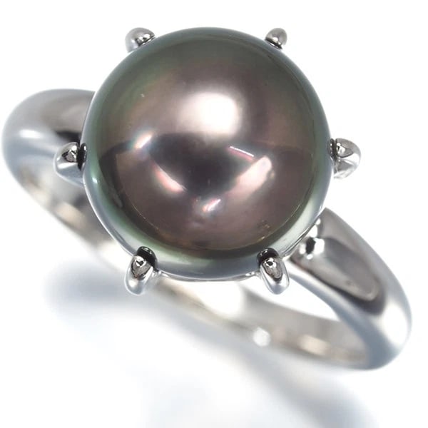 TASAKI RING BLACK: TASAKI Ring Black Brand: TASAKI Type: Ring Material: 900 / Platinum Color: Platinum Size: US6 - 6.25 Accessories: None Accessories Notice: When purchasing pre-owned goods, please refer to the