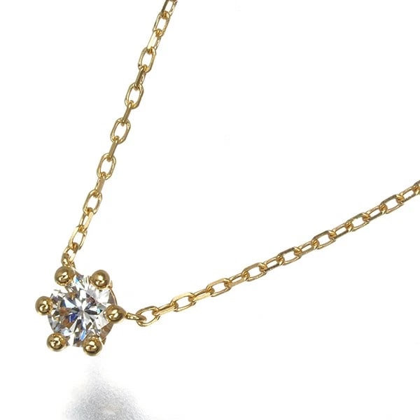 AHKAH NECKLACE FOREVER BAND SOLITAIRE: AHKAH Necklace Forever Band Solitaire Brand: AHKAH Type: Necklace Material: 18K / 750 / Yellow Gold Main Stone Natural Color: Yellow Gold Size: Necklace length: 37 / 40cm Accessories: None