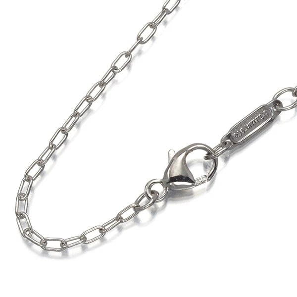 TIFFANY&CO. CHAIN NECKLACE: Tiffany&Co. Chain Necklace Brand: Tiffany & Co. Type: Necklace Material: 18K / 750 / White Gold Color: White Gold Size: Necklace length: 41cm Accessories: None Accessories Notice: When