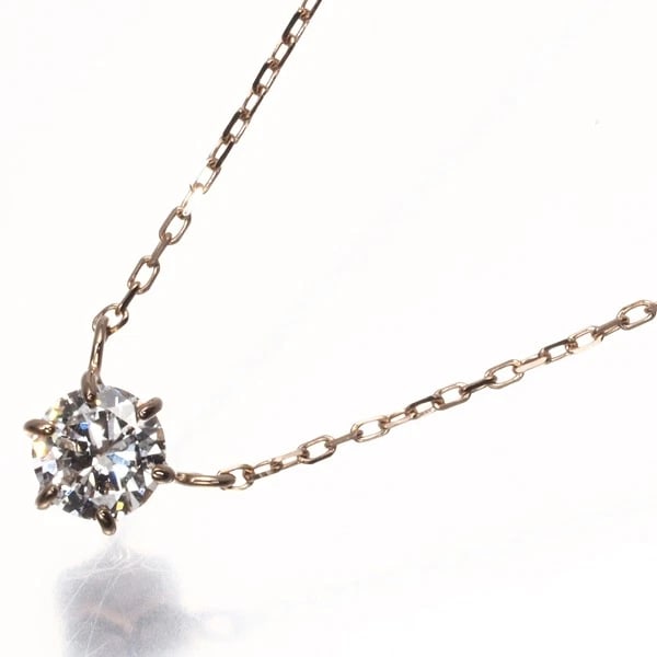 VENDOME NECKLACE DIAMOND SOLITAIRE: VENDOME Necklace Diamond Solitaire Brand: VENDOME Type: Necklace Material: 18K / 750 / Rose Gold Main Stone Natural Color: Rose Gold Size: Necklace length: 37 / 40cm Accessories: None