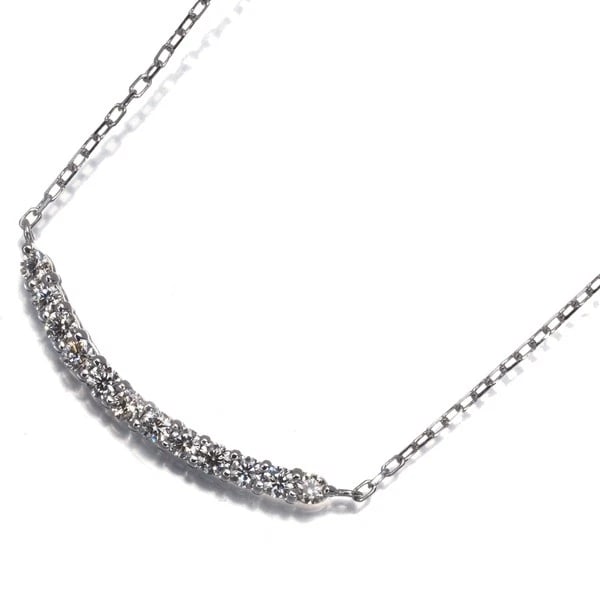 DIAMOND NECKLACE 18K WHITE GOLD (1 of 2)