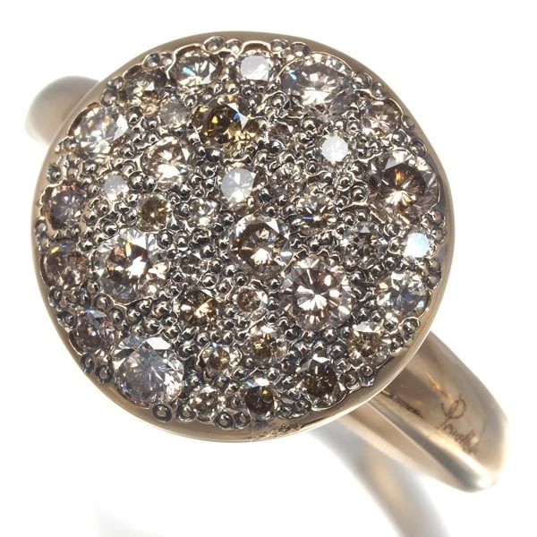 POMELLATO RING SABBIA: Pomellato Ring Sabbia Brand: Pomellato Type: Ring Material: 18K / 750 / Rose Gold 18K / 750 / White Gold Main Stone Natural Color: Multi-Tone Gold Size: US5 Accessories: None Accessories