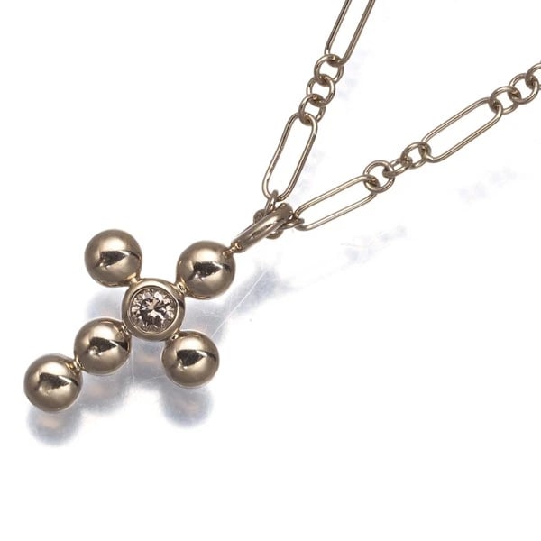 KASHIKEY NECKLACE BEZEL CROSS: KASHIKEY Necklace Bezel Cross Brand: KASHIKEY Type: Necklace Material: 18K / 750 / Brown Gold Main Stone Natural Color: Brown Gold Size: Necklace length: 37 - 42cm Accessories: None