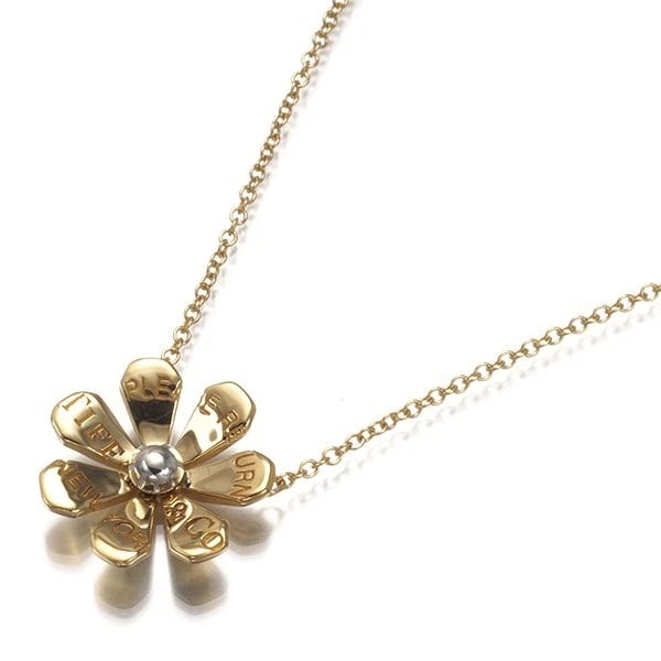 TIFFANY&CO. NECKLACE LOVE BUGS FLOWER: Tiffany&Co. Necklace Love Bugs Flower Brand: Tiffany & Co. Type: Necklace Material: 18K / 750 / Yellow Gold 925 / Sterling Silver Color: Yellow Gold Size: Necklace length: 42cm Accessories: