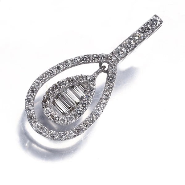 DIAMOND TEARDROP PENDANT (1 of 3)