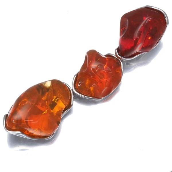 FIRE OPAL DROP PENDANT: Fire Opal Drop Pendant Brand: Unbranded Type: Pendant Material: 18K / 750 / White Gold Color: White Gold Size: Design size: 53.8 x 13.6mm Accessories: None Accessories Notice: When purchasing