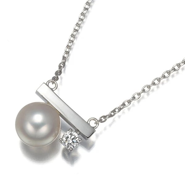 TASAKI NECKLACE DIAMOND PETIT BALANCE: TASAKI Necklace Diamond Petit Balance Brand: TASAKI Type: Necklace Material: 18K / 750 / White Gold Color: White Gold Size: Necklace length: 40 - 45cm Accessories: None Accessories Notice: