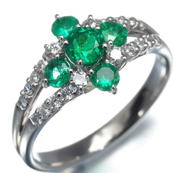 EMERALD DIAMOND RING - 3