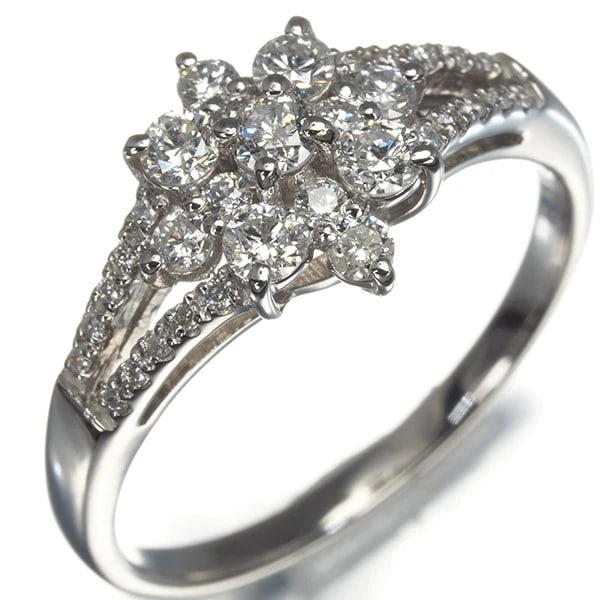 DIAMOND FLOWER RING - 2