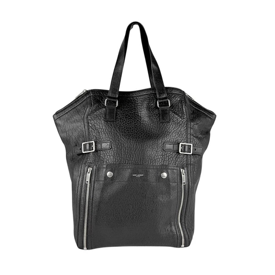 SAINT LAURENT HANDBAG BLACK LEATHER/SILVERTONE (1 of 11)