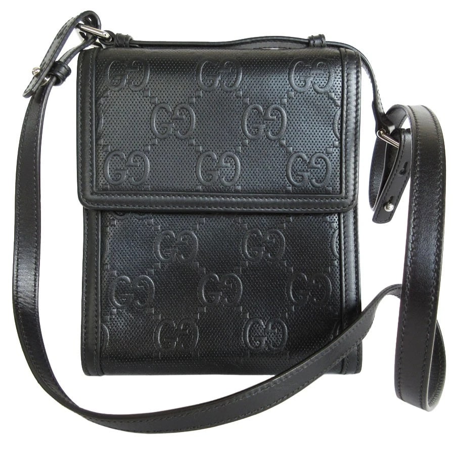 GUCCI GG EMBOSSED CROSSBODY SHOULDER BAG (1 of 8)