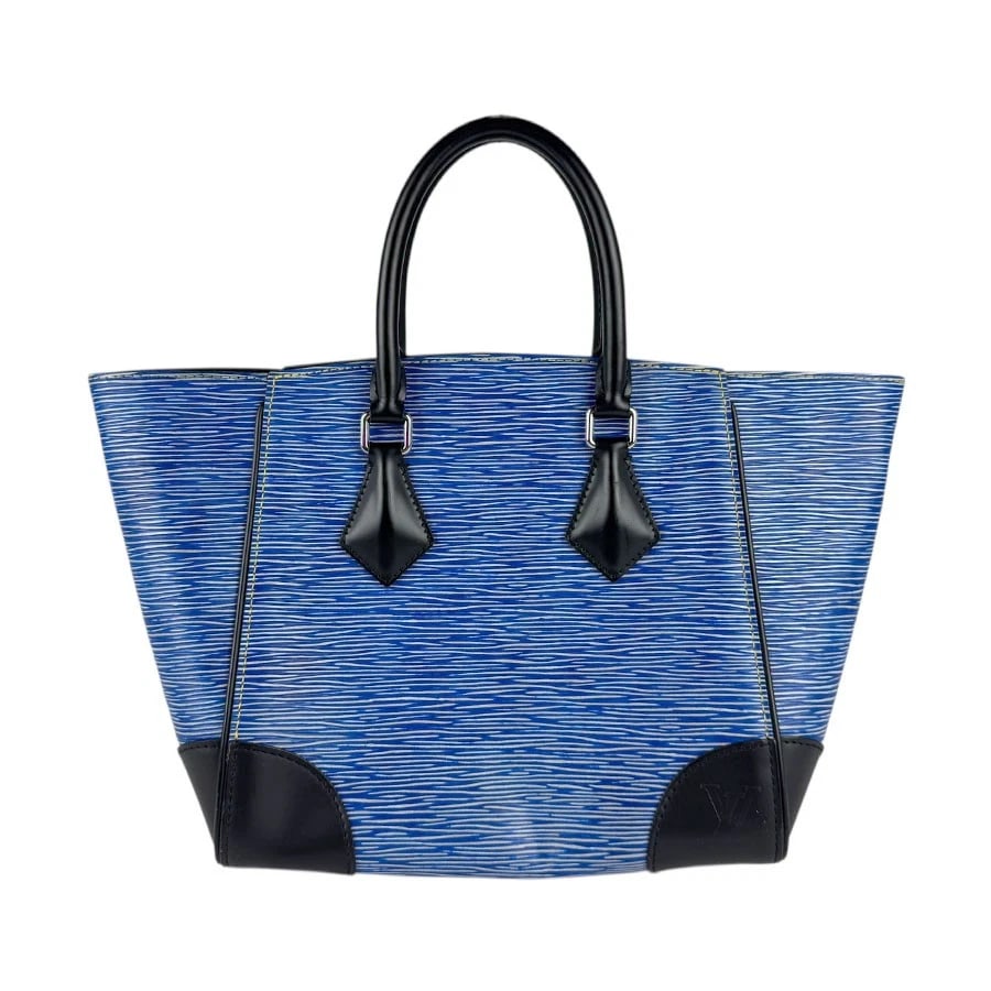 LOUIS VUITTON EPI DENIM HANDBAG BLUE/BLACK LEATHER (1 of 11)