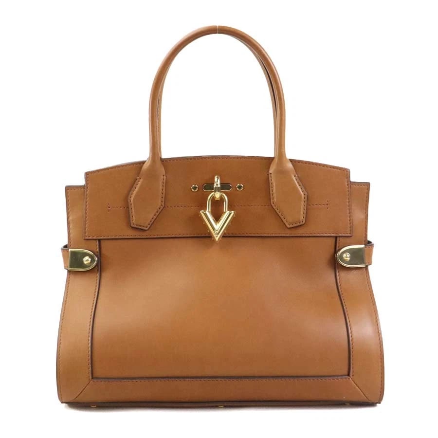 LOUIS VUITTON CITY STEAMER MM HANDBAG BROWN LEATHER (1 of 12)