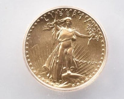 1987 $5 AMERICAN GOLD EAGLE (1 of 2)