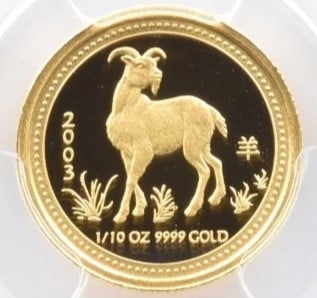2003 AUSTRALIA 15 DOLLARS GOLD: 2003 Australia 15 Dollars Gold Grade : PR70 Composition : Gold Denomination : Not Specified Year : 2003 Country of Origin : None Mint Location : None Brand/Mint : None Accessorie