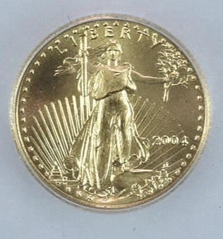 ERROR 2004 $5 AMERICAN GOLD EAGLE (1 of 2)