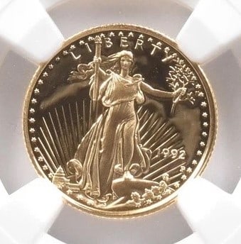 1992-P $5 AMERICAN GOLD EAGLE (1 of 2)