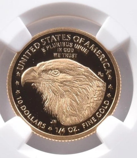 2021-W $10 AMERICAN GOLD EAGLE TYPE 2: 2021-W $10 American Gold Eagle Type 2 Grade : PF70 Composition : Gold Denomination : $10 Year : 2021 Country of Origin : None Mint Location : West Point Brand/Mint : None Accesso
