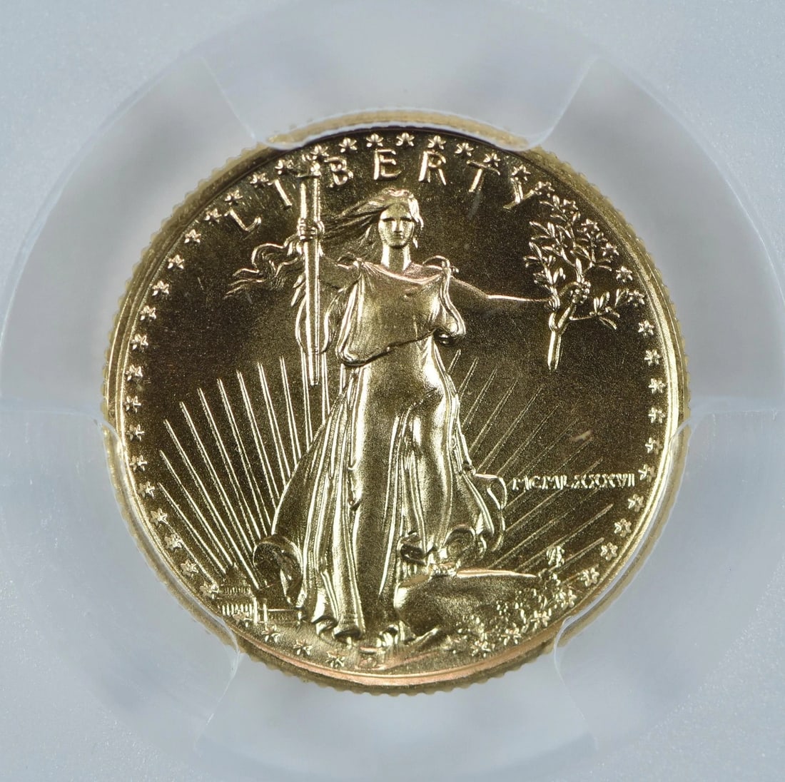 1986 $5 AMERICAN GOLD EAGLE (1 of 2)