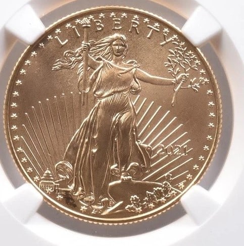 2021 $25 AMERICAN GOLD EAGLE (1 of 2)