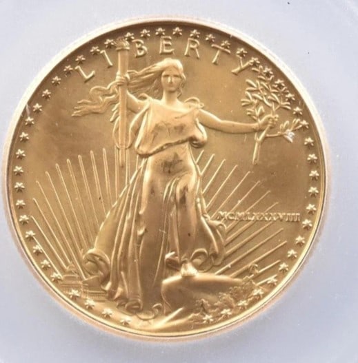 1988 $25 AMERICAN GOLD EAGLE (1 of 2)