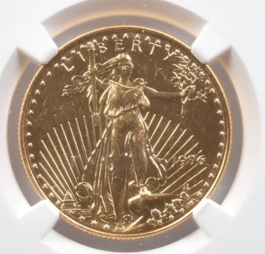 1996 $25 AMERICAN GOLD EAGLE (1 of 2)