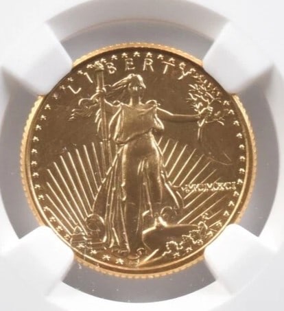 1991 $10 AMERICAN GOLD EAGLE (1 of 2)