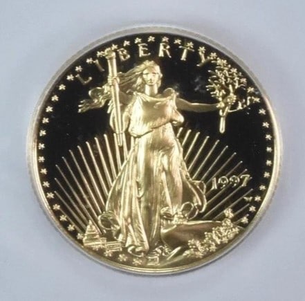 1997-W $10 AMERICAN GOLD EAGLE (1 of 2)