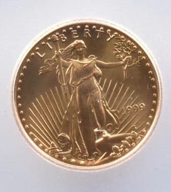 1999 $5 AMERICAN GOLD EAGLE (1 of 2)