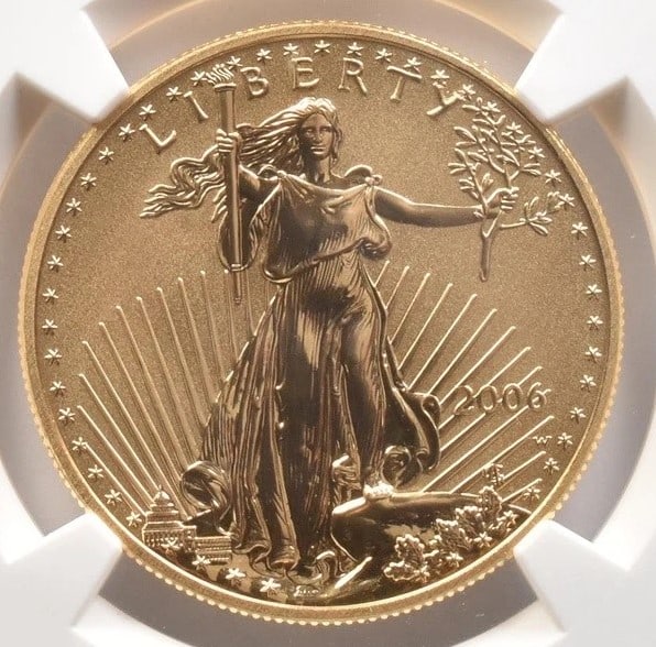 2006-W $50 AMERICAN GOLD EAGLE 20TH ANNIVERSARY (1 of 2)