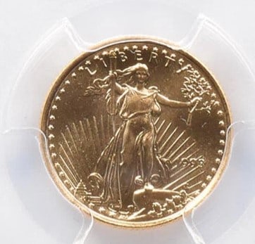 1993 $5 AMERICAN GOLD EAGLE (1 of 2)