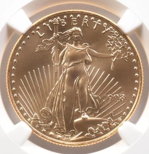 1998 $25 AMERICAN GOLD EAGLE (1 of 2)