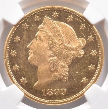 1899-S $20 LIBERTY HEAD GOLD (1 of 2)