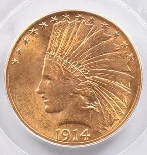 1914-S $10 INDIAN HEAD GOLD EAGLE (1 of 2)