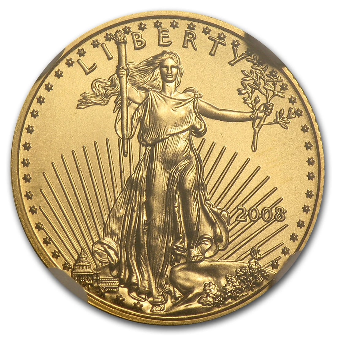 2003 1/10 OZ AMERICAN GOLD EAGLE (1 of 2)