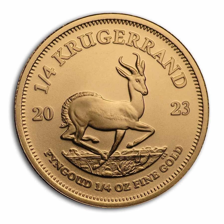 2023 SOUTH AFRICA 1/4 OZ GOLD KRUGERRAND BU (1 of 2)