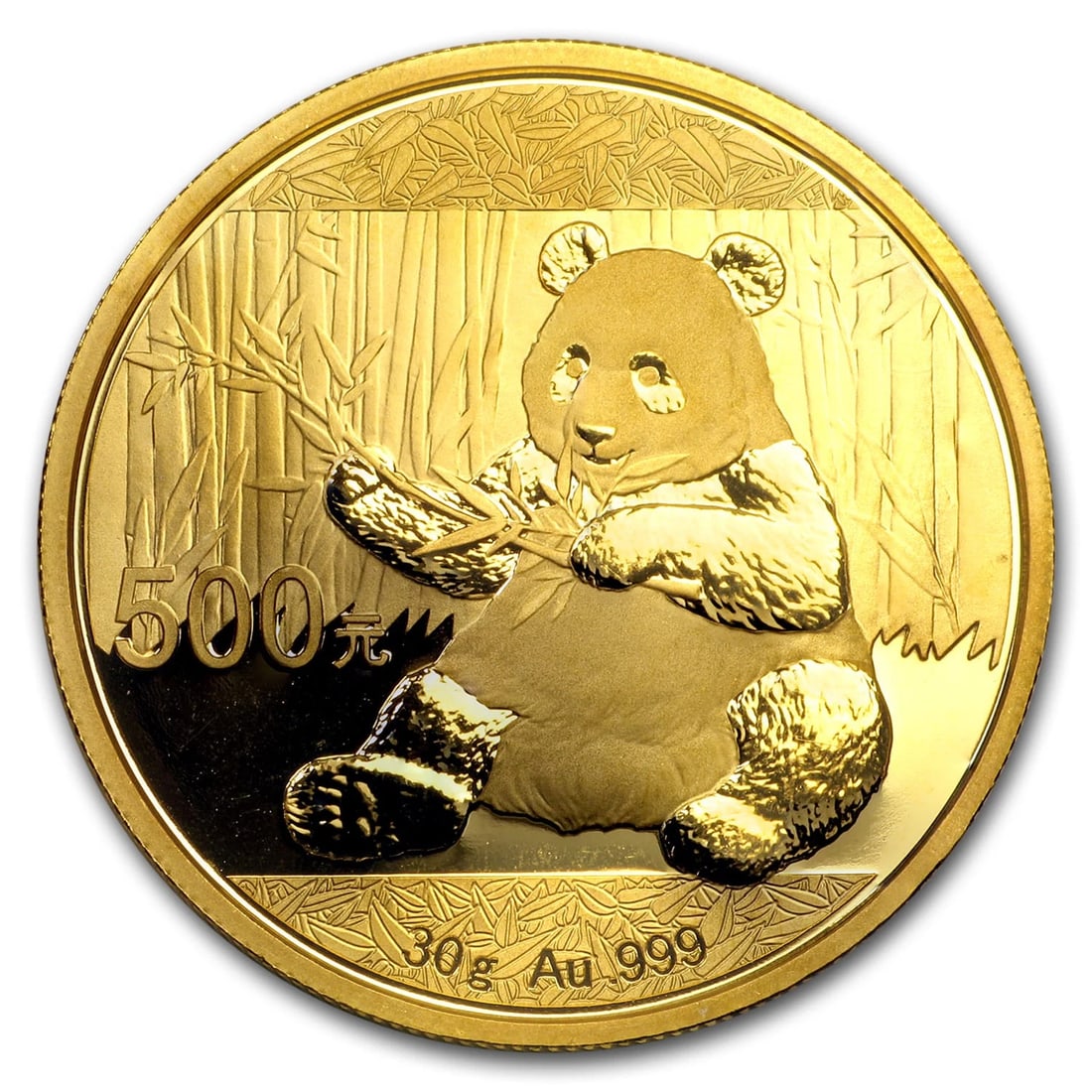 CHINA 30 GRAM GOLD PANDA BU (RANDOM YEAR, NOT SEALED) (1 of 2)