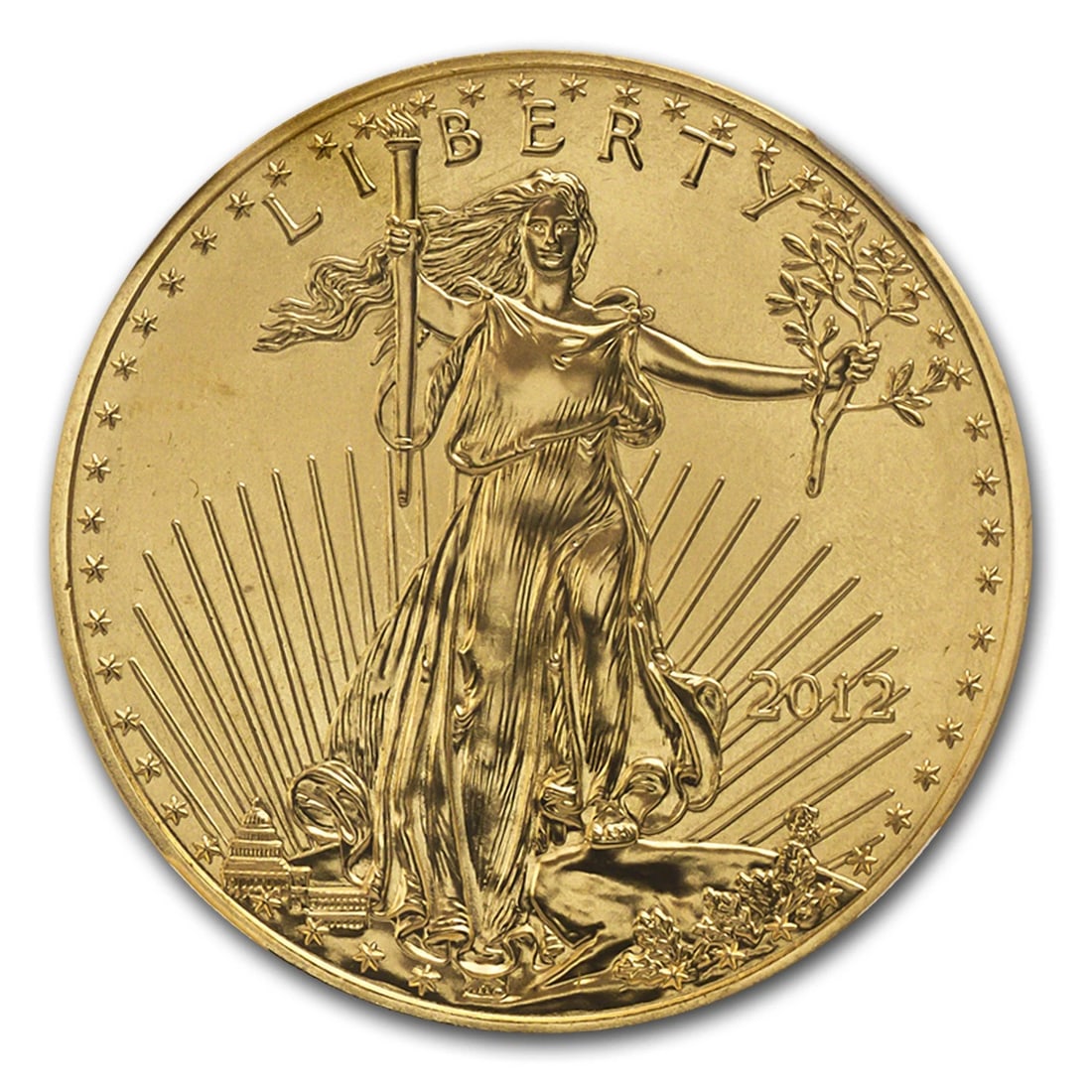 2012 1 OZ AMERICAN GOLD EAGLE: 2012 1 oz American Gold Eagle Brand : US Mint Year : 2012 Denomination : $50 Fineness : 0.9167 Country of Origin/Country/Region of Manufacture : United States Coin : None Brand/Mint : None 