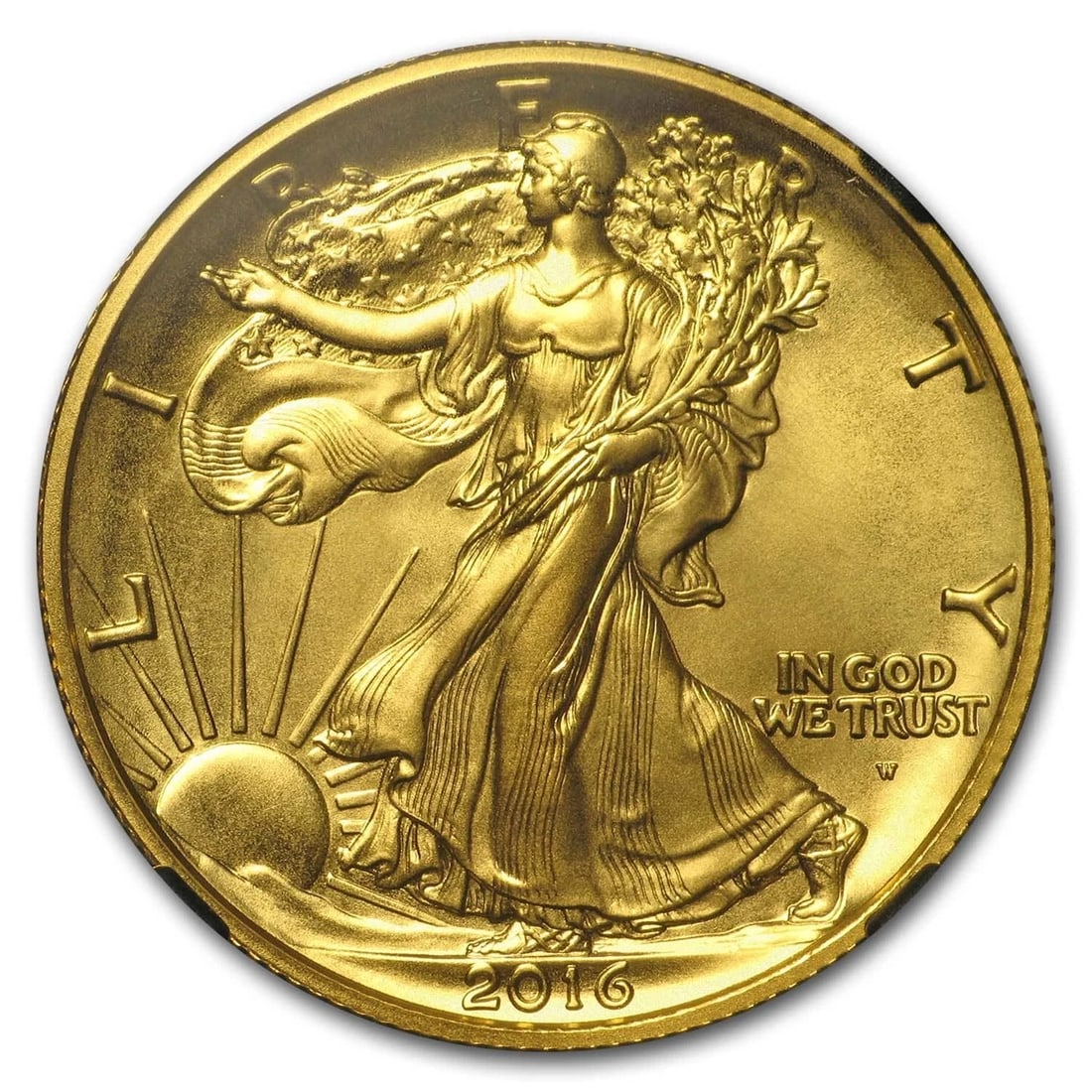 2016-W GOLD WALKING LIBERTY HALF /PCGS: 2016-W Gold Walking Liberty Half /PCGS Brand : US Mint Year : 2016 Denomination : 50 Cents Fineness : 0.9999 Country of Origin/Country/Region of Manufacture : United States Coin : None 