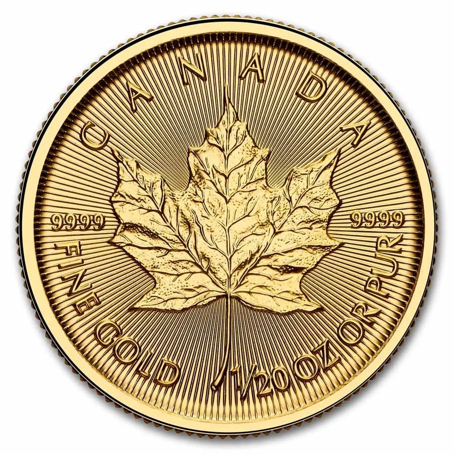 2026 CANADA 1/20 OZ GOLD MAPLE LEAF BU (1 of 3)