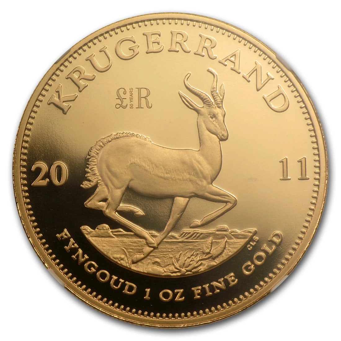 2011 SOUTH AFRICA 1 OZ GOLD KRUGERRAND (1 of 2)