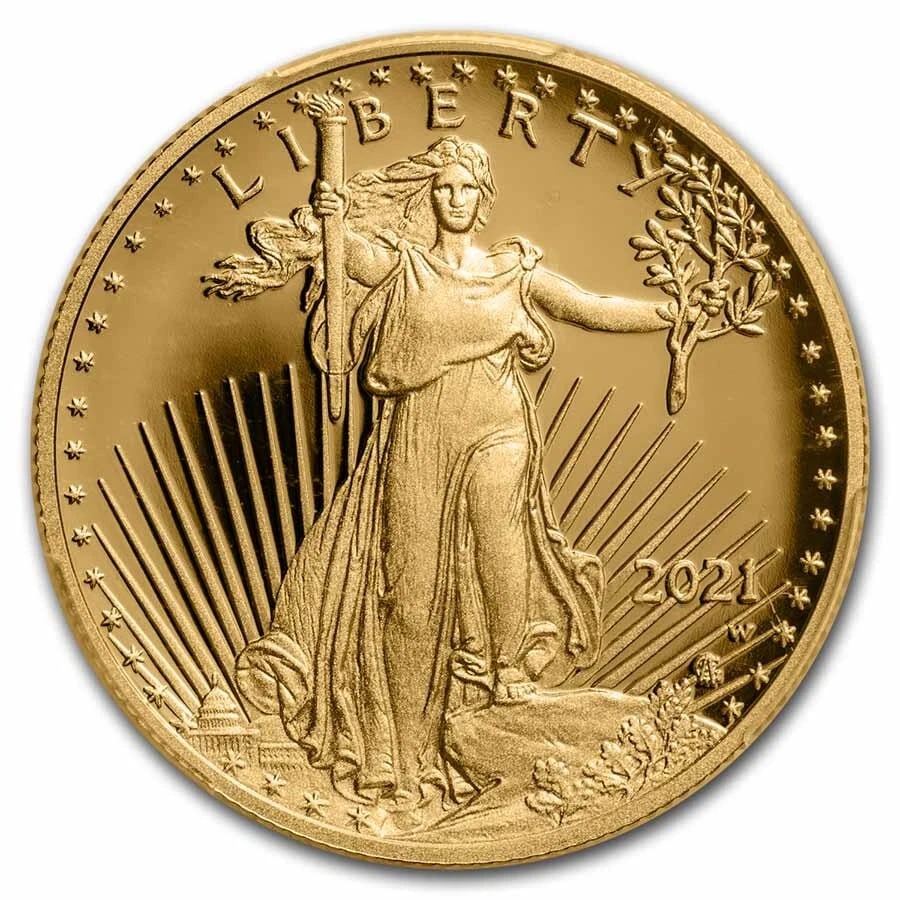 2021-W 1/2 OZ PROOF GOLD EAGLE (T2) (1 of 2)