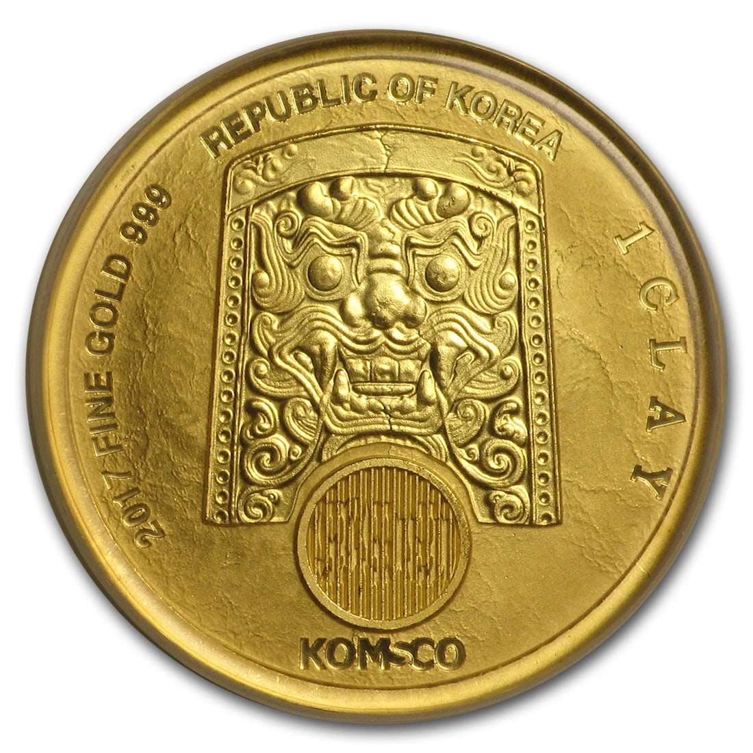 2017 SOUTH KOREA 1/10 OZ GOLD (1 of 2)