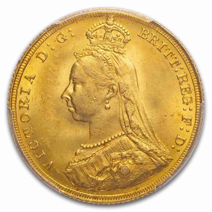 1887 GREAT BRITAIN GOLD SOVEREIGN VICTORIA (1 of 2)