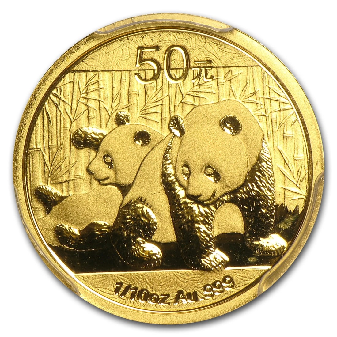 2010 CHINA 1/10 OZ GOLD PANDA (1 of 2)