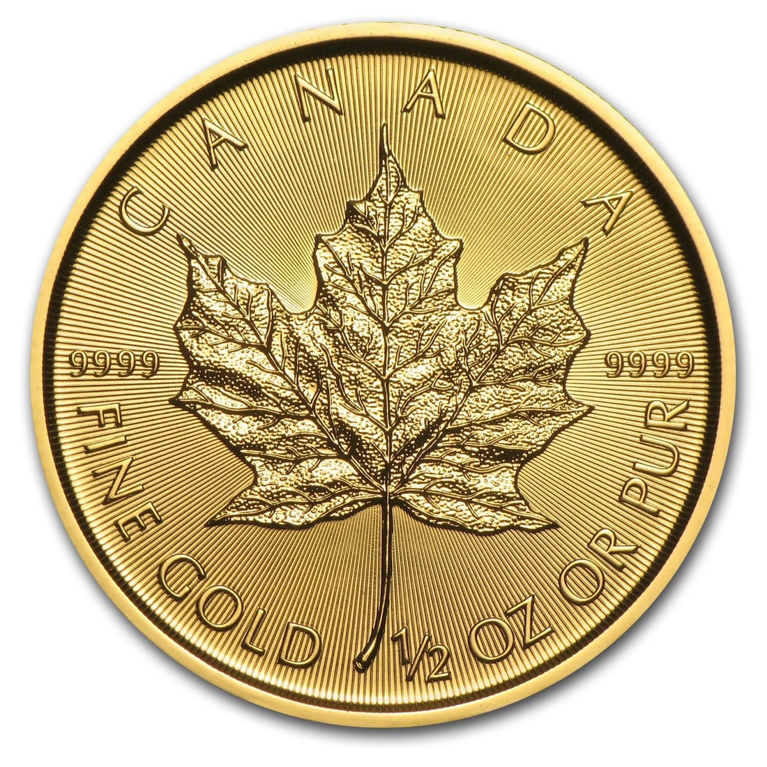 2015 CANADA 1/2 OZ GOLD MAPLE LEAF BU (1 of 2)