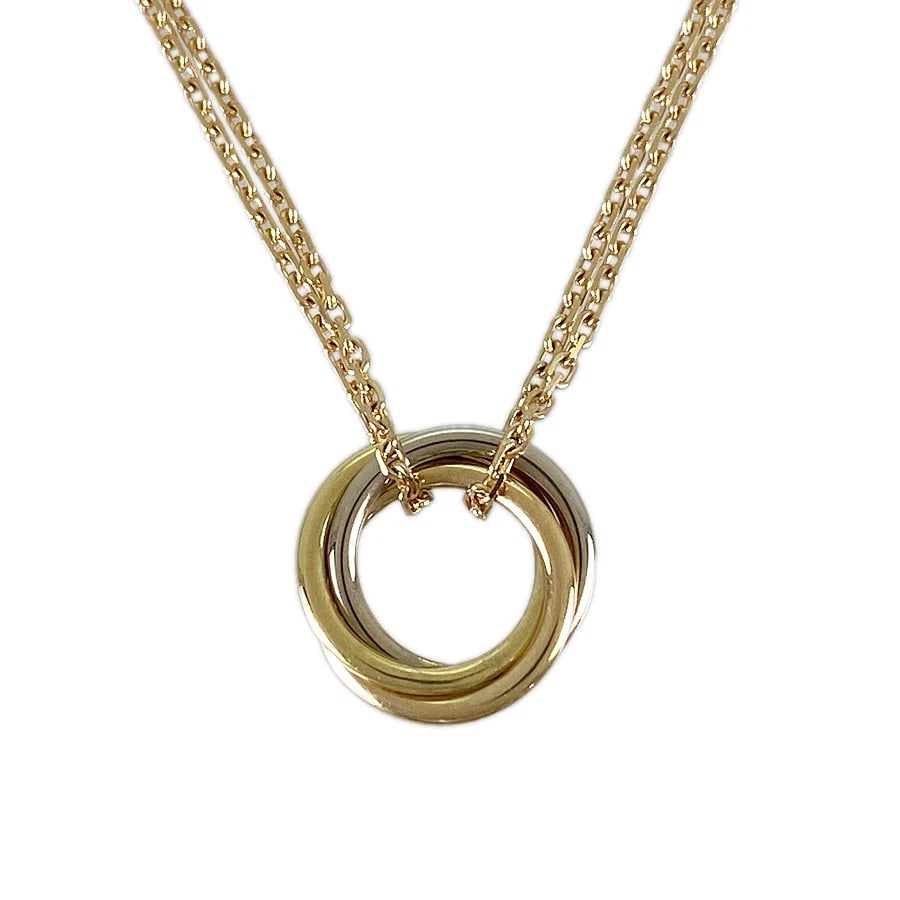CARTIER SWEET TRINITY ROSE GOLD NECKLACE (1 of 5)