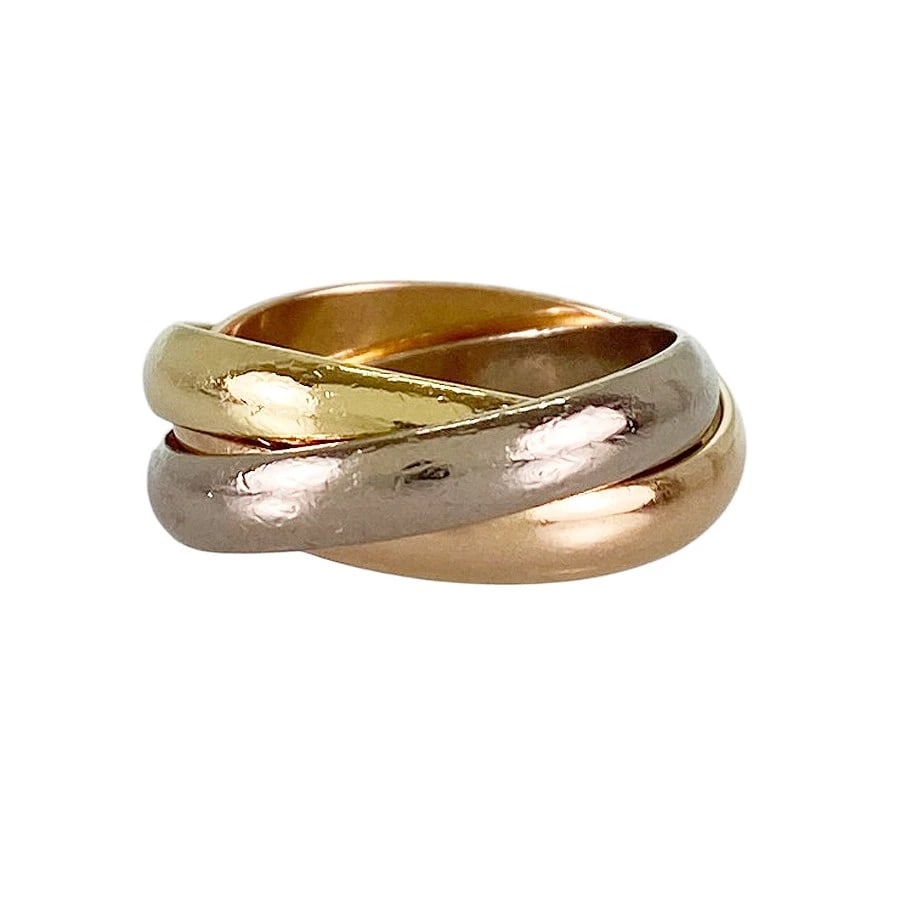 CARTIER TRINITY MM YELLOW GOLD RING (1 of 7)