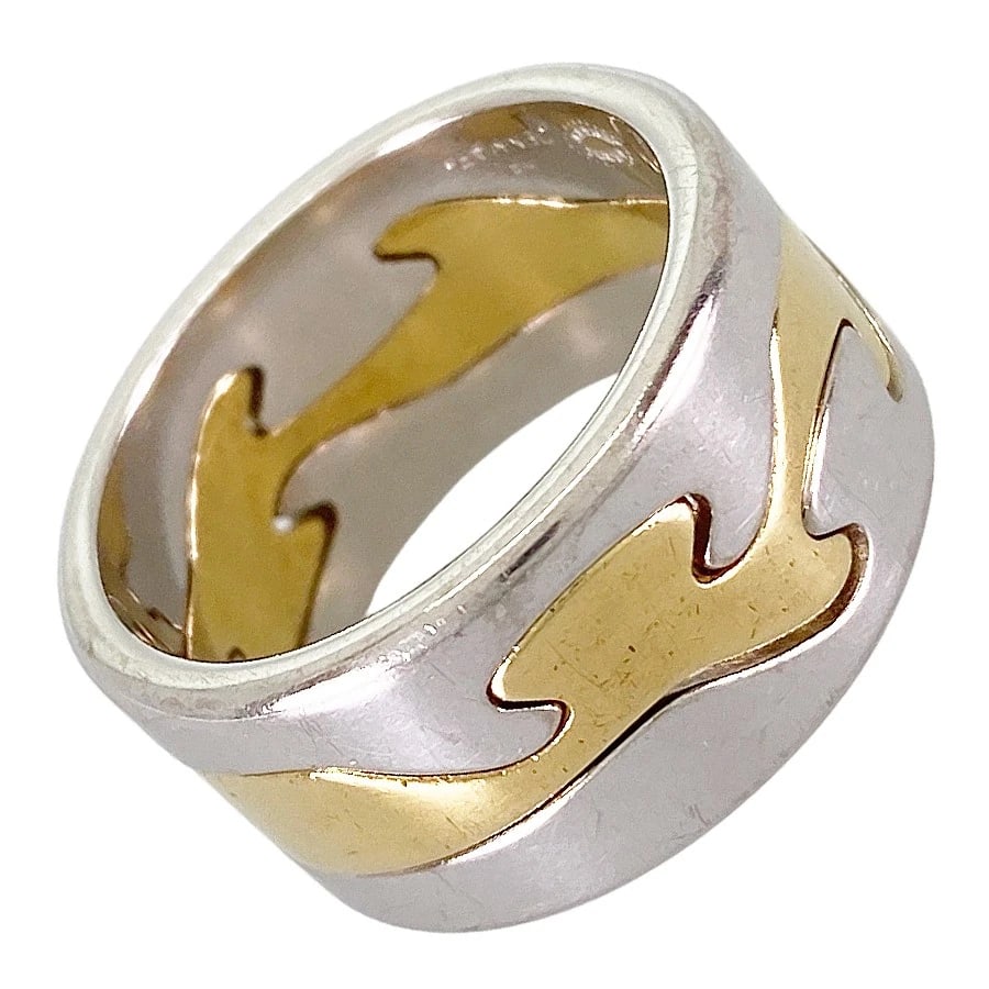 GEORG JENSEN FUSION YELLOW GOLD RING (1 of 8)