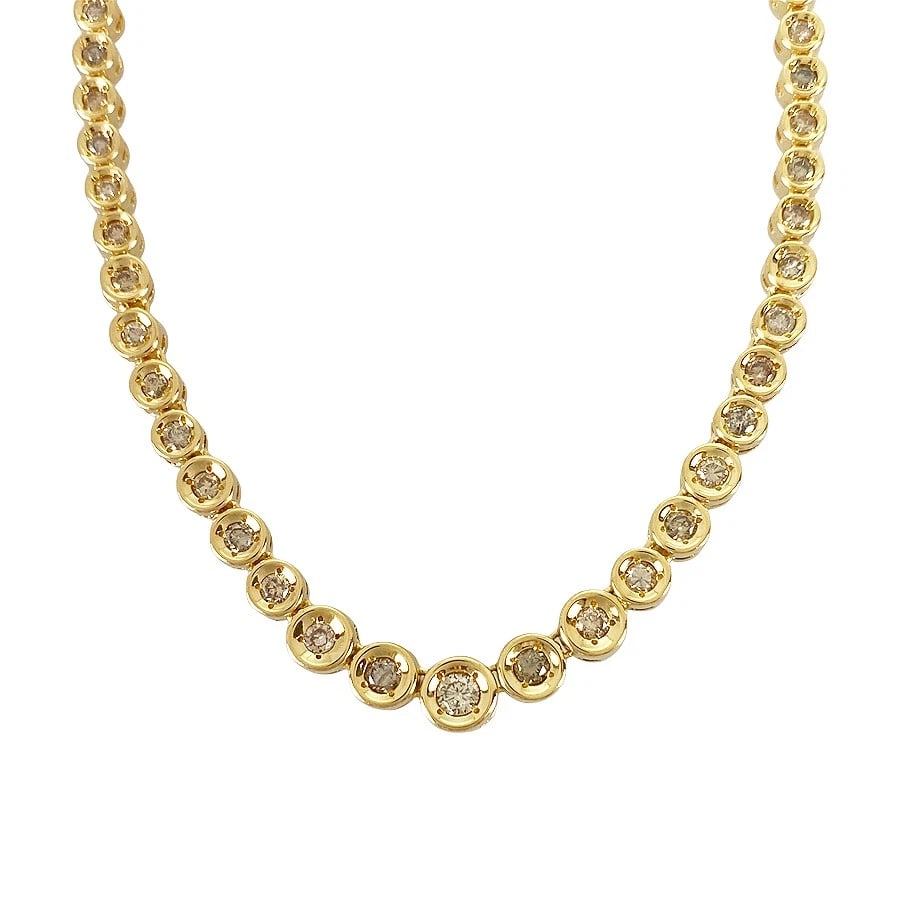 NECKLACE YELLOW GOLD DIAMOND (1 of 8)